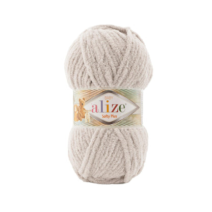 Alize Softy Plus Yarn perfect for baby blankets, plush toys, garments, scarves, crochet, and knitting projects