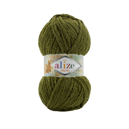 Alize Softy Plus Yarn perfect for baby blankets, plush toys, garments, scarves, crochet, and knitting projects