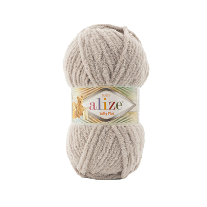Alize Softy Plus Yarn perfect for baby blankets, plush toys, garments, scarves, crochet, and knitting projects