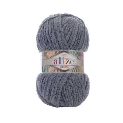 Alize Softy Plus Yarn perfect for baby blankets, plush toys, garments, scarves, crochet, and knitting projects