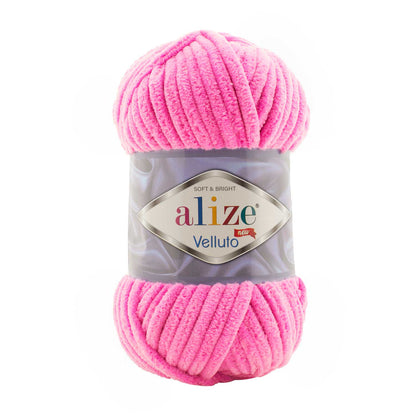 Alize Velluto Chenille Yarn for Crochet & Knitting 100gm