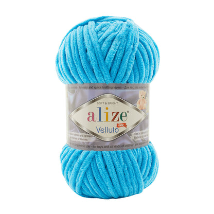 Alize Velluto Chenille Yarn for Crochet & Knitting 100gm