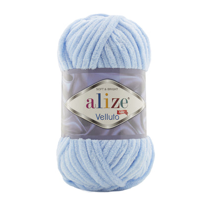 Alize Velluto Chenille Yarn for Crochet & Knitting 100gm