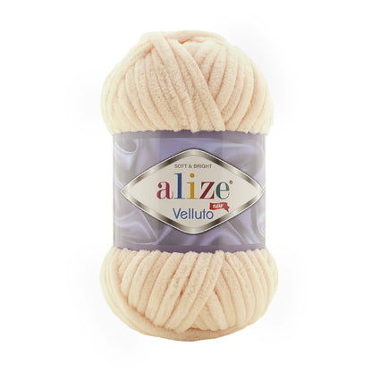 Alize Velluto Chenille Yarn for Crochet & Knitting 100gm