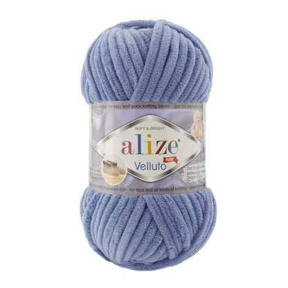 Alize Velluto Chenille Yarn for Crochet & Knitting 100gm