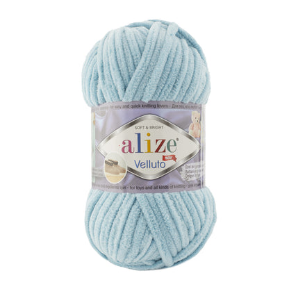 Alize Velluto Chenille Yarn for Crochet & Knitting 100gm