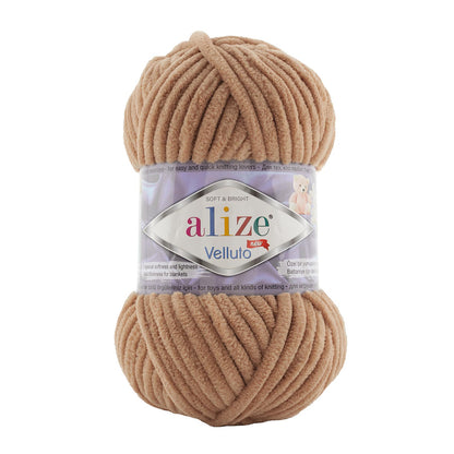 Alize Velluto Chenille Yarn for Crochet & Knitting 100gm