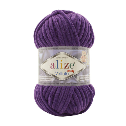 Alize Velluto Chenille Yarn for Crochet & Knitting 100gm