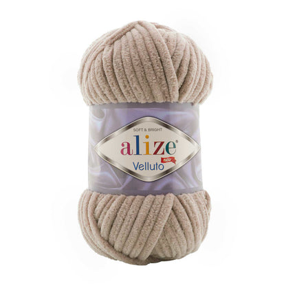 Alize Velluto Chenille Yarn for Crochet & Knitting 100gm