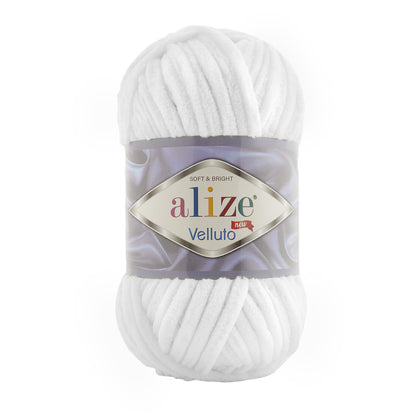 Alize Velluto Chenille Yarn for Crochet & Knitting 100gm