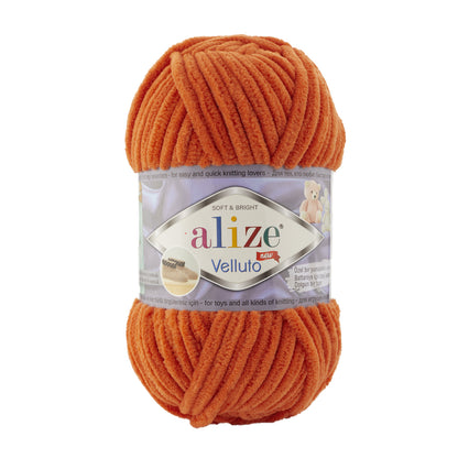 Alize Velluto Chenille Yarn for Crochet & Knitting 100gm