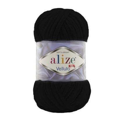 Alize Velluto Chenille Yarn for Crochet & Knitting 100gm