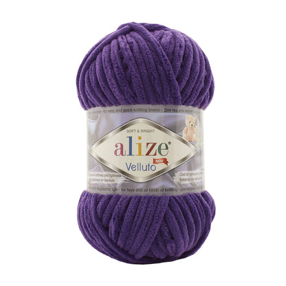 Alize Velluto Chenille Yarn for Crochet & Knitting 100gm