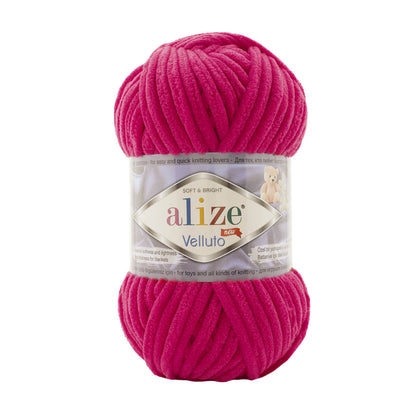Alize Velluto Chenille Yarn for Crochet & Knitting 100gm