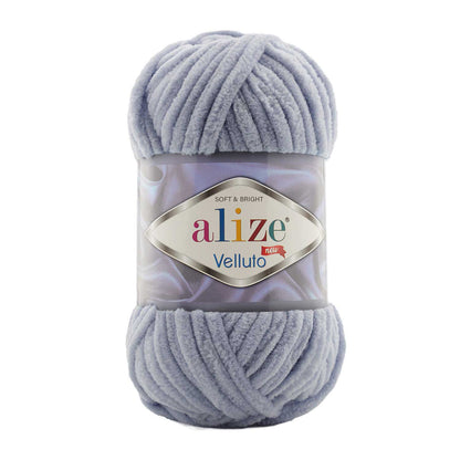 Alize Velluto Chenille Yarn for Crochet & Knitting 100gm
