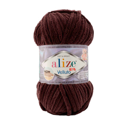 Alize Velluto Chenille Yarn for Crochet & Knitting 100gm