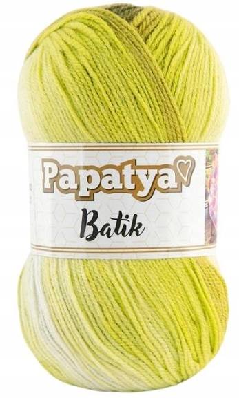 Papatya Batik Yarn | Cotton Acrylic Multicolor Yarn
