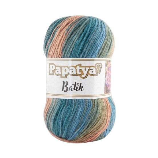 Papatya Batik Yarn – Soft Multi-Color Acrylic Knitting & Crochet Yarn