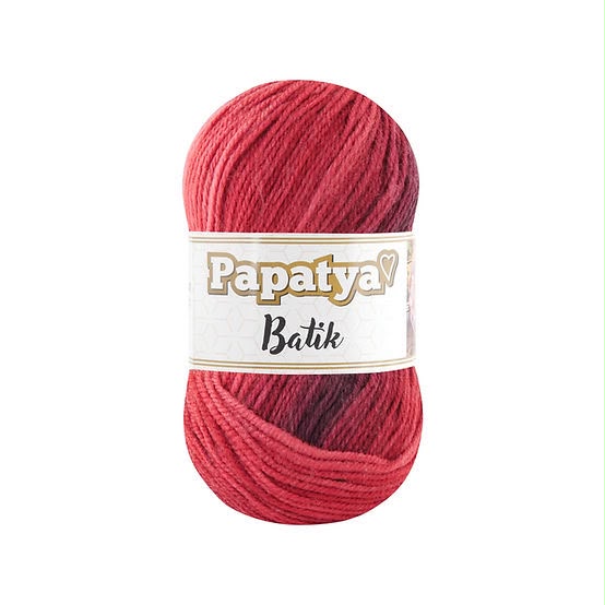 Papatya Batik Yarn – Soft Multi-Color Acrylic Knitting & Crochet Yarn