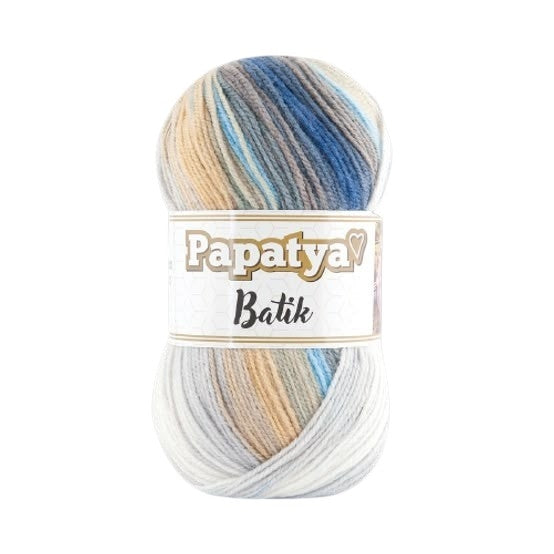 Papatya Batik Yarn – Soft Multi-Color Acrylic Knitting & Crochet Yarn