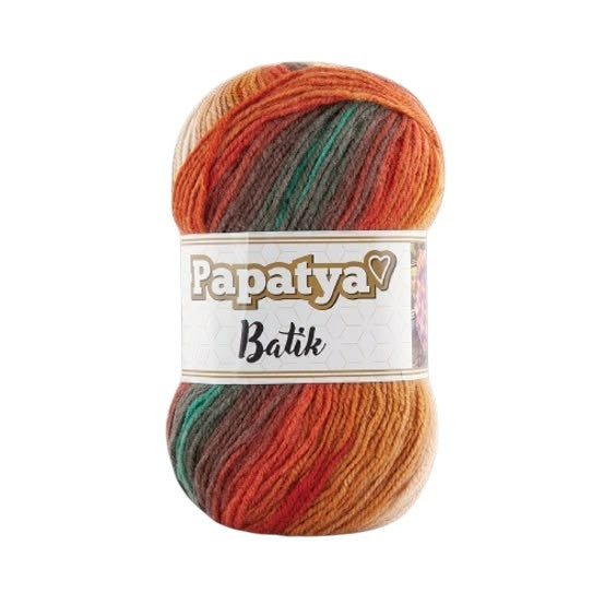 Papatya Batik Yarn – Soft Multi-Color Acrylic Knitting & Crochet Yarn