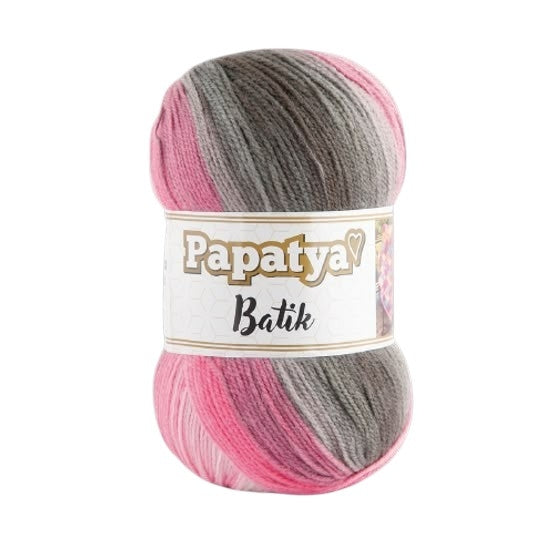 Papatya Batik Yarn – Soft Multi-Color Acrylic Knitting & Crochet Yarn