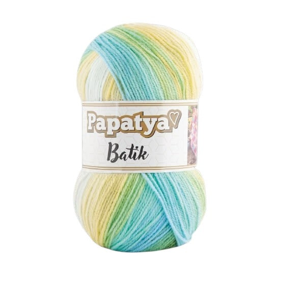 Papatya Batik Yarn – Soft Multi-Color Acrylic Knitting & Crochet Yarn