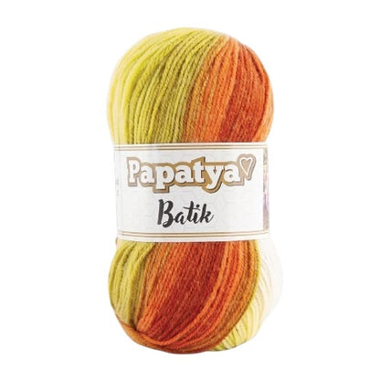 Papatya Batik Yarn – Soft Multi-Color Acrylic Knitting & Crochet Yarn