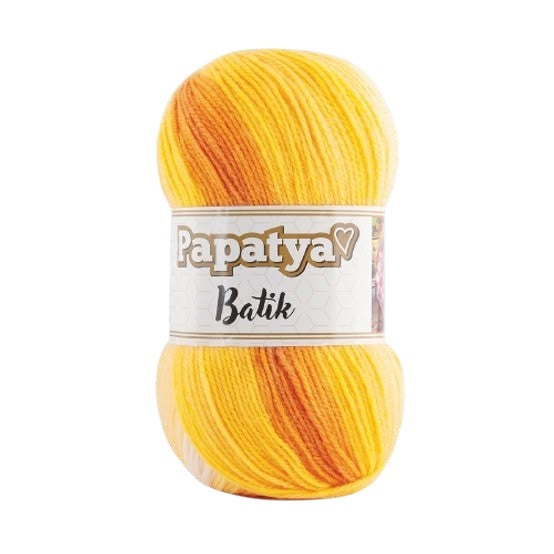 Papatya Batik Yarn – Soft Multi-Color Acrylic Knitting & Crochet Yarn