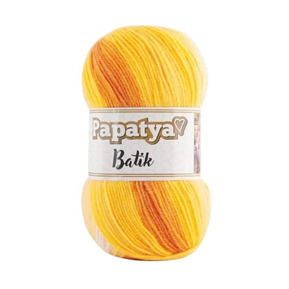 Papatya Batik Yarn – Soft Multi-Color Acrylic Knitting & Crochet Yarn
