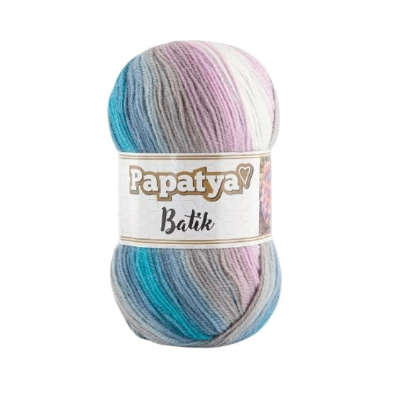 Papatya Batik Yarn – Soft Multi-Color Acrylic Knitting & Crochet Yarn