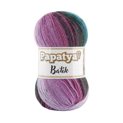 Papatya Batik Yarn – Soft Multi-Color Acrylic Knitting & Crochet Yarn
