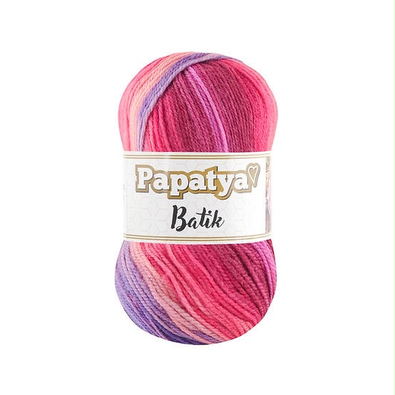 Papatya Batik Yarn – Soft Multi-Color Acrylic Knitting & Crochet Yarn