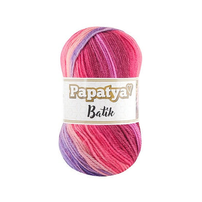 Papatya Batik Yarn – Soft Multi-Color Acrylic Knitting & Crochet Yarn