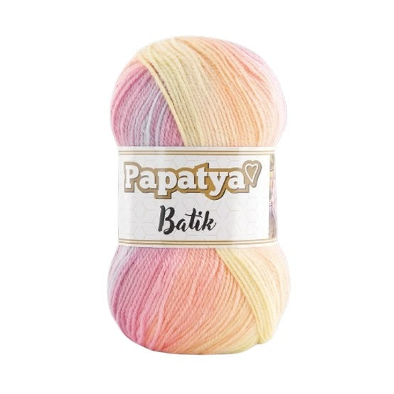 Papatya Batik Yarn – Soft Multi-Color Acrylic Knitting & Crochet Yarn